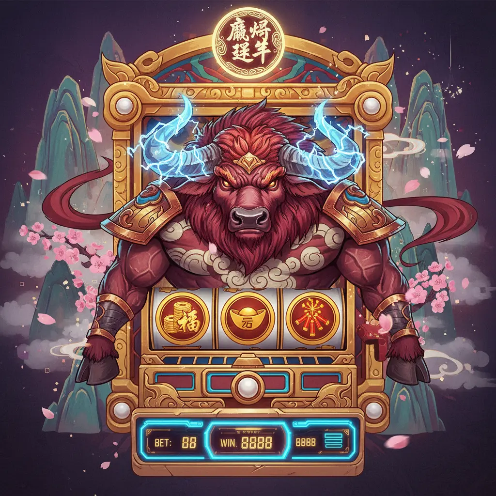 老虎機遊戲 - 瘋狂野牛