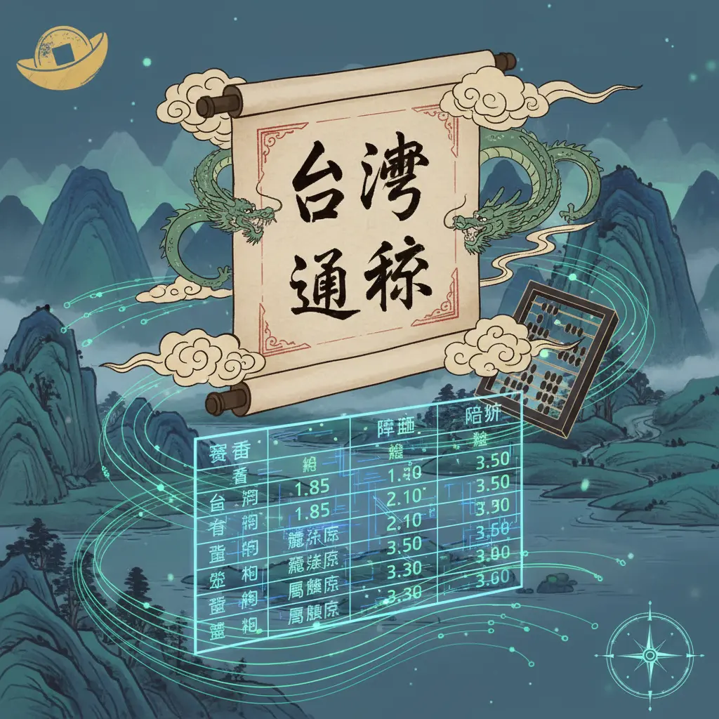 賠率表 - 臺灣運彩